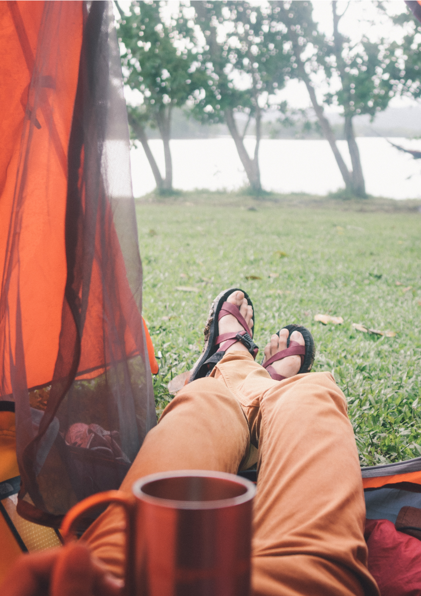 Chilling along the River Bank